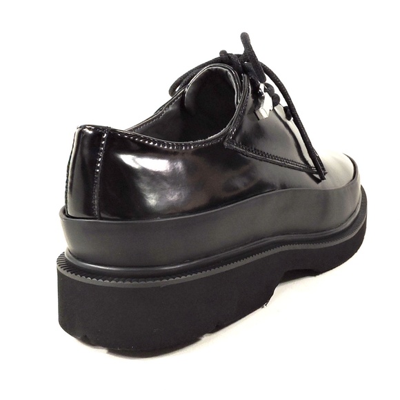CESARE PACIOTTI ?? MEN\'S BLACK LEATHER OXFORD WATERPROOF SHOES